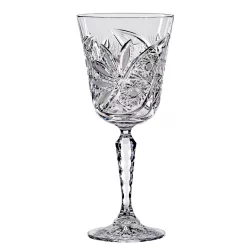 Liliom * Ólomkristály Nagy boros pohár 250 ml (Su14505)