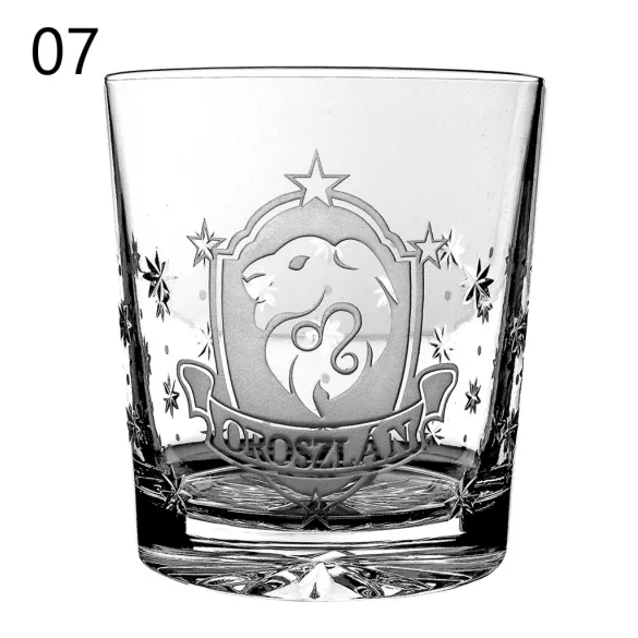 Other Goods * Kristály Horoszkópos whiskys pohár 300 ml (Tos17021)