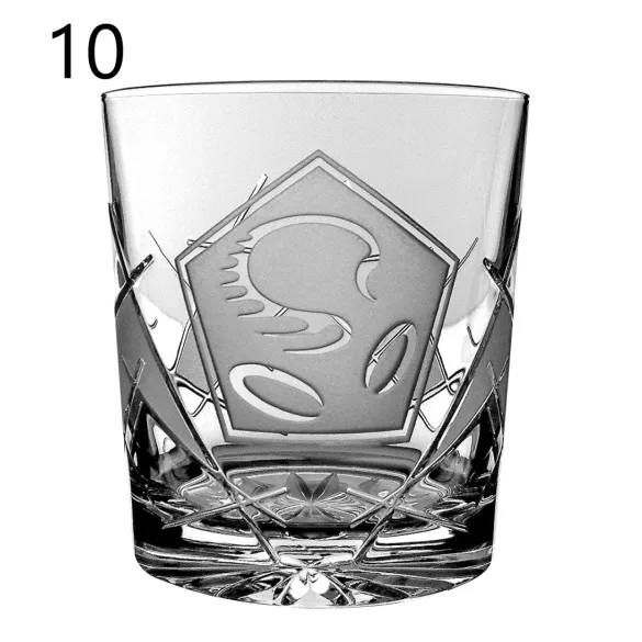 Other Goods * Kristály Horoszkópos whiskys pohár 300 ml (Tos17022)