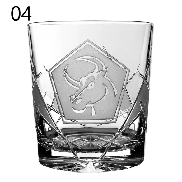 Other Goods * Kristály Horoszkópos whiskys pohár 300 ml (Tos17022)