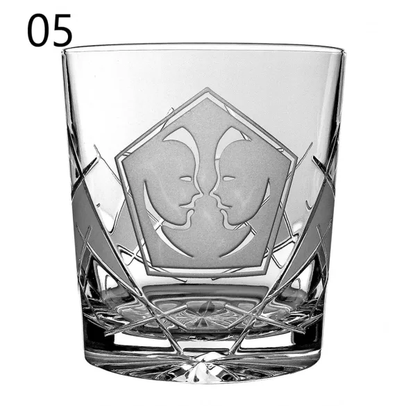 Other Goods * Kristály Horoszkópos whiskys pohár 300 ml (Tos17022)