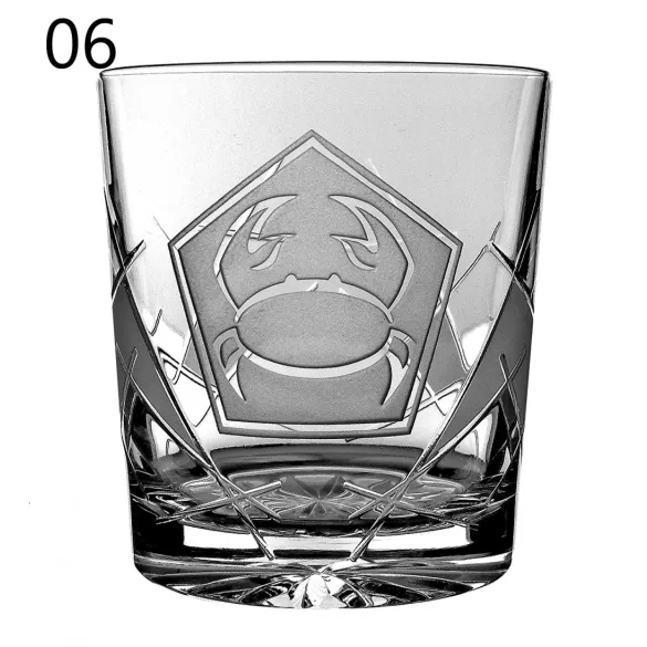 Other Goods * Kristály Horoszkópos whiskys pohár 300 ml (Tos17022)