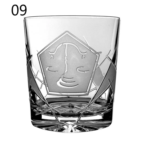 Other Goods * Kristály Horoszkópos whiskys pohár 300 ml (Tos17022)