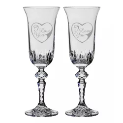   Other Goods * Kristály Romantikus kristály pezsgős pohár 1 (2 db) (LSZI17058)