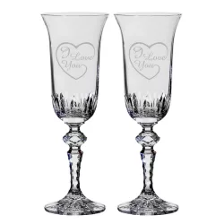   Other Goods * Kristály Romantikus kristály pezsgős pohár 2 (2 db) (LSZI17059)