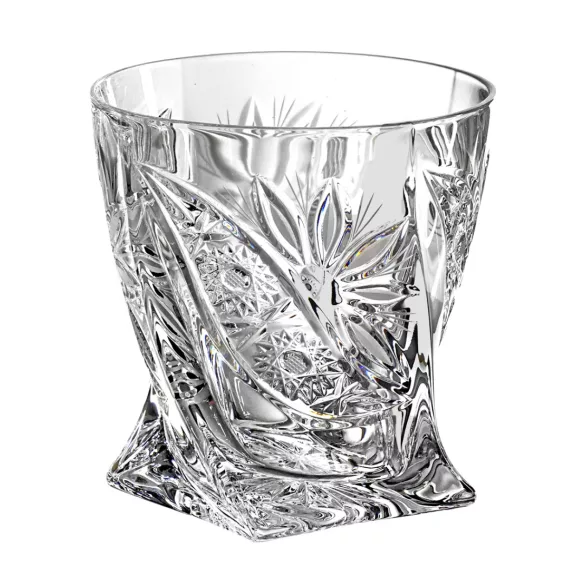 Liliom * Kristály Whiskys pohár 340 ml (Cs17517)