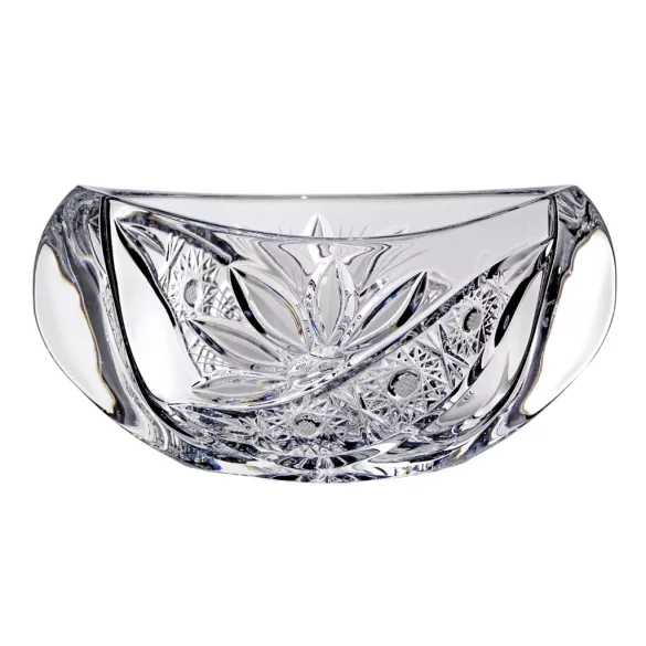 Liliom * Kristály Tál 18 cm (Orb17534)