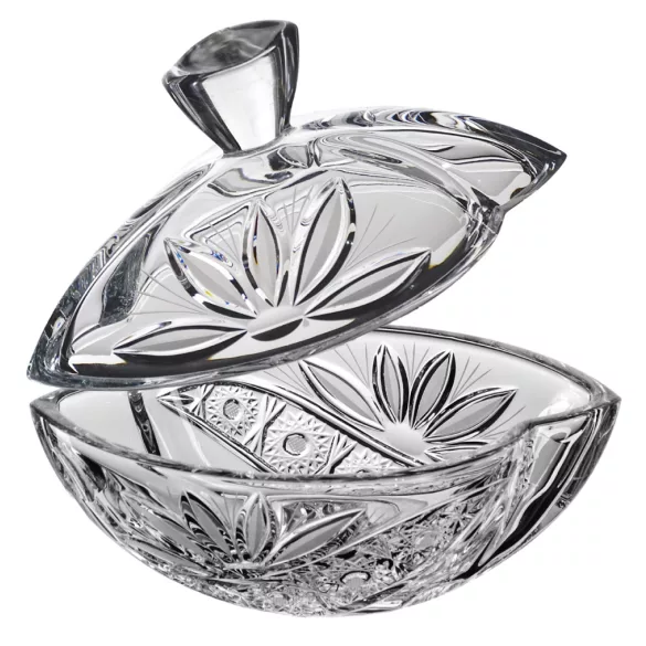 Liliom * Kristály Bonbonier 18 cm (Smi17565)