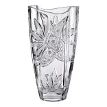 Liliom * Kristály Hordó váza 28 cm (Smi17568)