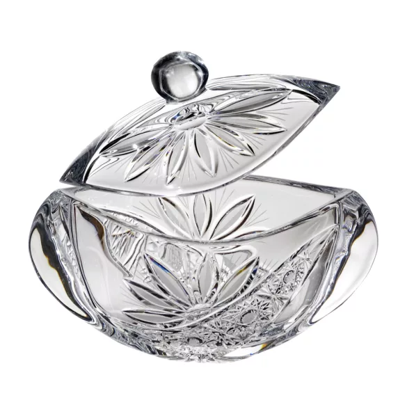 Liliom * Kristály Bonbonier 18 cm (Orb17591)