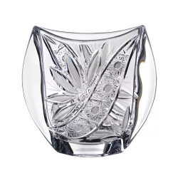 Liliom * Kristály Váza H 18 cm (Orb17599)