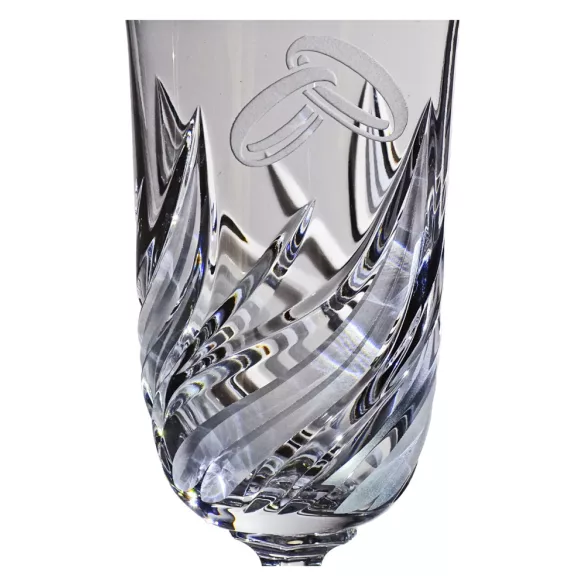Fire * Kristály Pezsgős pohár 150 ml (LGyű18620)